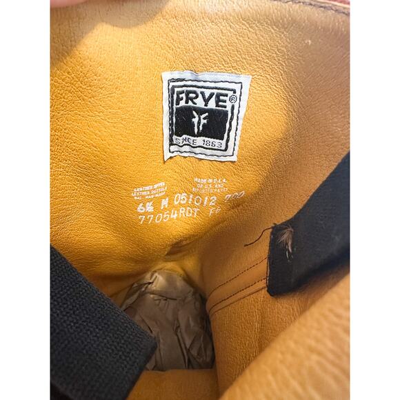 Frye Vintage Brown Suede Campus Boots Size 6.5 - Picture 9 of 12